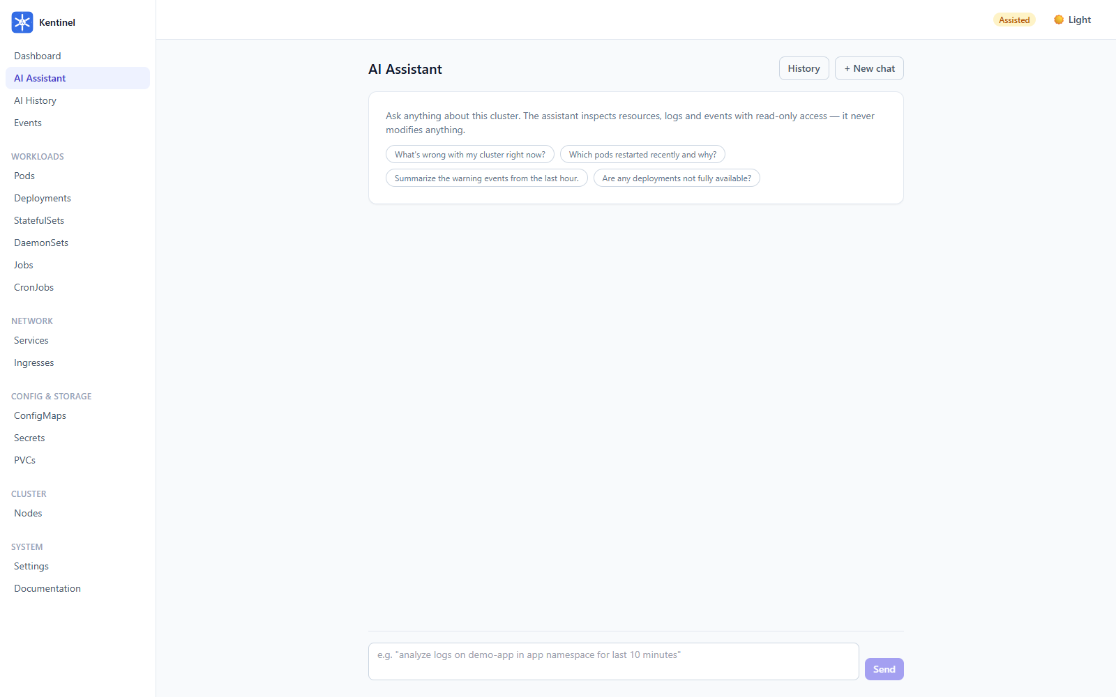 AI assistant chat